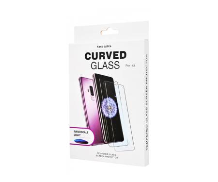 Защитное стекло для Samsung S9 Black Full Glue+Lamp
