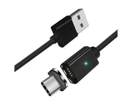 Кабель быстрой зарядки для смартфонов магнитный type C Essager Black