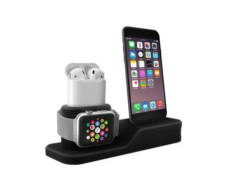 Держатель и док-станция 3 in 1 Henzarne for Apple
