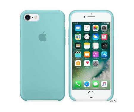 Apple iPhone 7 Silicone Case - Sea Blue MMX02