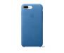 Apple iPhone 7 Plus Leather Case - Sea Blue MMYH2