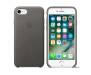 Apple iPhone 7 Leather Case - Storm Gray MMY12