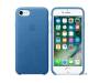 Apple iPhone 7 Leather Case - Sea Blue MMY42