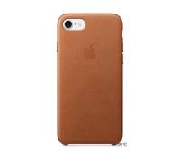 Apple iPhone 7 Leather Case - Saddle Brown MMY22