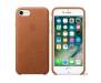 Apple iPhone 7 Leather Case - Saddle Brown MMY22