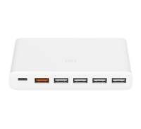 Xiaomi Mi USB Multiple Hub 60W Fast Charger 6 port White (CDQ06ZM)