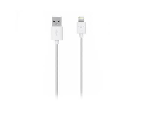 Кабель Belkin (F8J023bt2M-WHT) USB 2.0 AM to Lightning 2.0m White 
