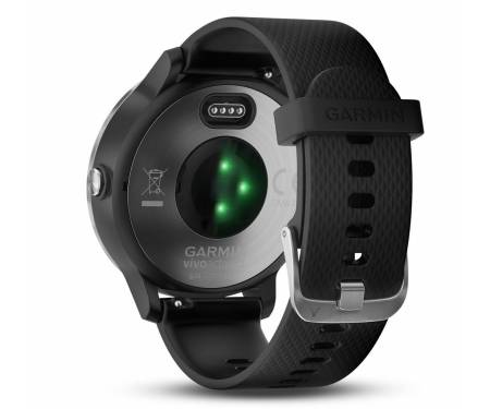 Garmin Vivoactive 3 Silver with Black Silicon (010-01769-B0)