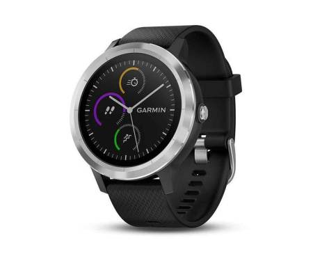 Garmin Vivoactive 3 Silver with Black Silicon (010-01769-B0)