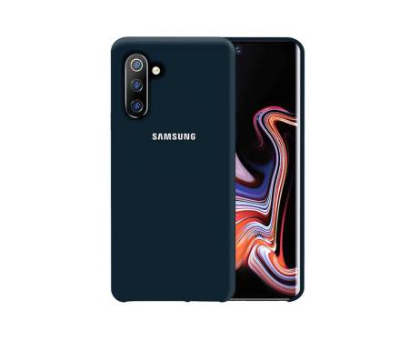Чехол для Samsung Note 10 Midnight Blue Silicone case