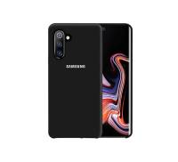 Чехол для Samsung Note 10 Black Silicone case