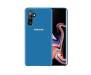 Чехол для Samsung Note 10 Blue Silicone case