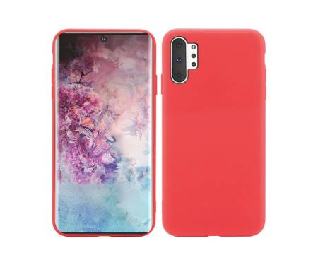 Чехол для Samsung Note 10 Plus Red Silicone case