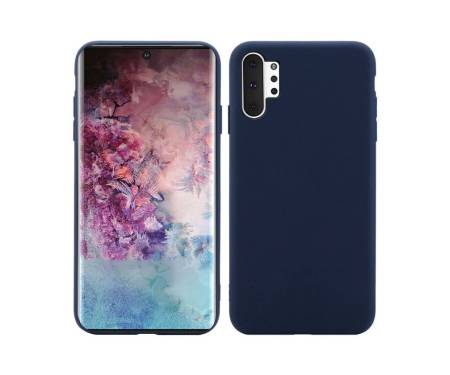 Чехол для Samsung Note 10 Plus Midnight Blue Silicone case