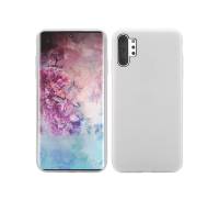 Чехол для Samsung Note 10 Plus Lavender Gray Silicone case