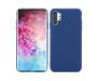 Чехол для Samsung Note 10 Plus Blue Silicone case
