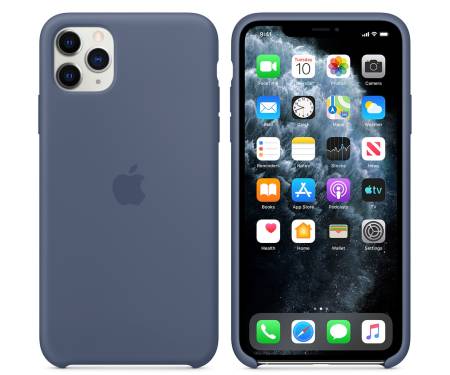 Чехол для Apple iPhone 11 Pro Max Silicone Case Alaskan Blue (MX032) 1