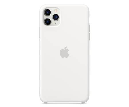 Чехол для Apple iPhone 11 Pro Max Silicone Case White (MWYX2) 2