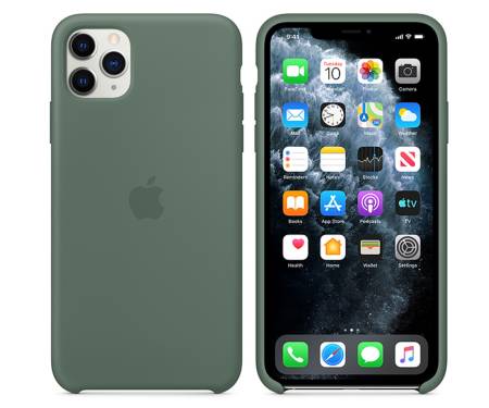 Чехол для Apple iPhone 11 Pro Silicone Case Pine Green Copy 1