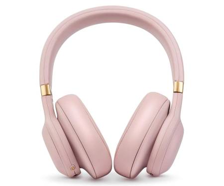Наушники с микрофоном JBL E55BT Quincy Edition Pink (JBLE55BTQEPIK)