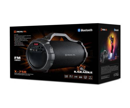 Колонка REAL-EL X-750 Black