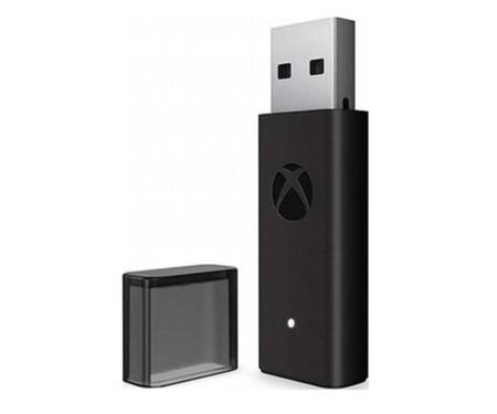 Геймпад Microsoft Xbox One S Wireless Controller Black + Wireless Adapter for Windows (4N7-00003)