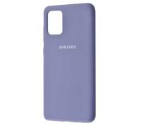 Чехол для Samsung Galaxy A71 Silicone Cover Lavender Gray