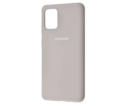 Чехол для Samsung Galaxy A71 Silicone Cover Gray