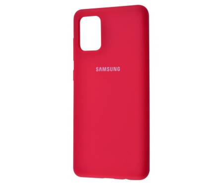 Чехол для Samsung Galaxy A71 Silicone Cover Rose Red