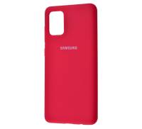 Чехол для Samsung Galaxy A71 Silicone Cover Rose Red