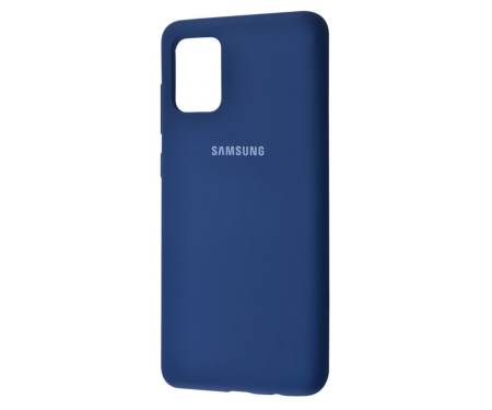 Чехол для Samsung Galaxy A71 Silicone Cover Blue