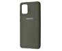 Чехол для Samsung Galaxy A71 Silicone Cover Dark Olive