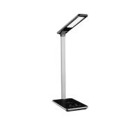 Лампа ColorWay LED с беспроводной зарядкой и USB Black (CW-DL01WC-B)
