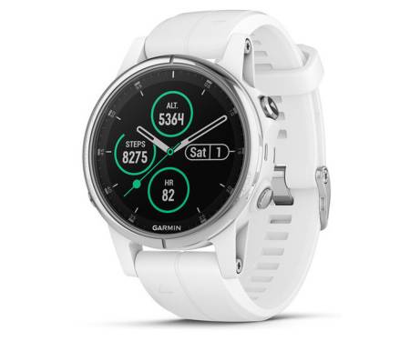 Спортивные часы Garmin Fenix 5S Plus Sapphire White with Carrera White Band (010-01987-01)