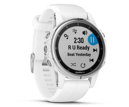 Спортивные часы Garmin Fenix 5S Plus Sapphire White with Carrera White Band (010-01987-01)