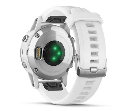 Спортивные часы Garmin Fenix 5S Plus Sapphire White with Carrera White Band (010-01987-01)