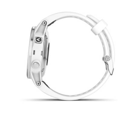 Спортивные часы Garmin Fenix 5S Plus Sapphire White with Carrera White Band (010-01987-01)
