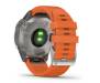 Спортивные часы Garmin Fenix 6 Pro Sapphire Titanium with Ember Orange Band (010-02158-14)