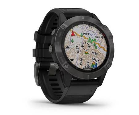 Спортивные часы Garmin Fenix 6 Pro Sapphire Сarbon Grey DLC with Black Band (010-02158-11)