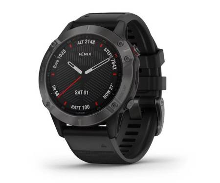 Спортивные часы Garmin Fenix 6 Pro Sapphire Сarbon Grey DLC with Black Band (010-02158-11)