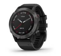 Спортивные часы Garmin Fenix 6 Pro Sapphire Сarbon Grey DLC with Black Band (010-02158-11)