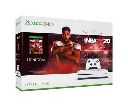 Игровая приставка Microsoft Xbox One S 1TB + NBA 20