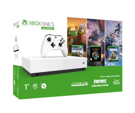 Microsoft Xbox One S 1Tb White All-Digital Edition