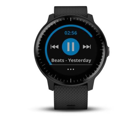 Смарт-часы Garmin Vivoactive 3 MUSIC BLACK WITH STAINLESS HARDWARE (010-01985-03)