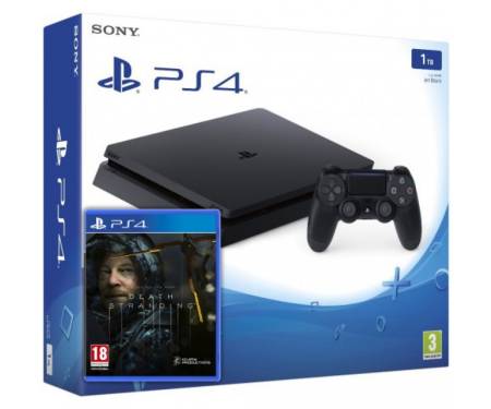 Игровая приставка Sony Playstation 4 Slim 1TB + Death Stranding