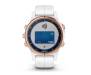Смарт-часы Garmin Fenix 5S Plus Sapphire Rose Gold-tone with Carrara White Band (010-01987-07)