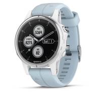 Смарт-часы Garmin Fenix 5S Plus White with Sea Foam Band (010-01987-23)