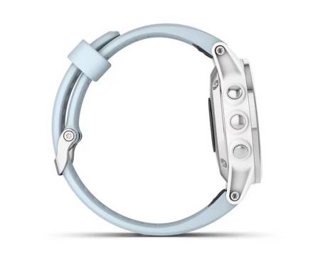 Смарт-часы Garmin Fenix 5S Plus White with Sea Foam Band (010-01987-23)