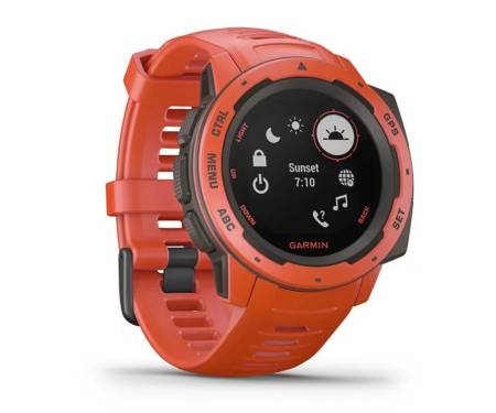 Смарт-часы Garmin Instinct Flame Red (010-02064-02)