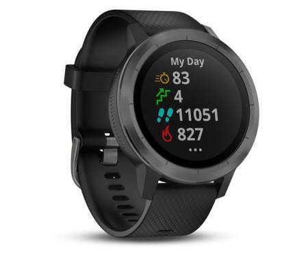 Смарт-часы Garmin Vivoactive 3 Black with Slate Hardware (010-01769-10)